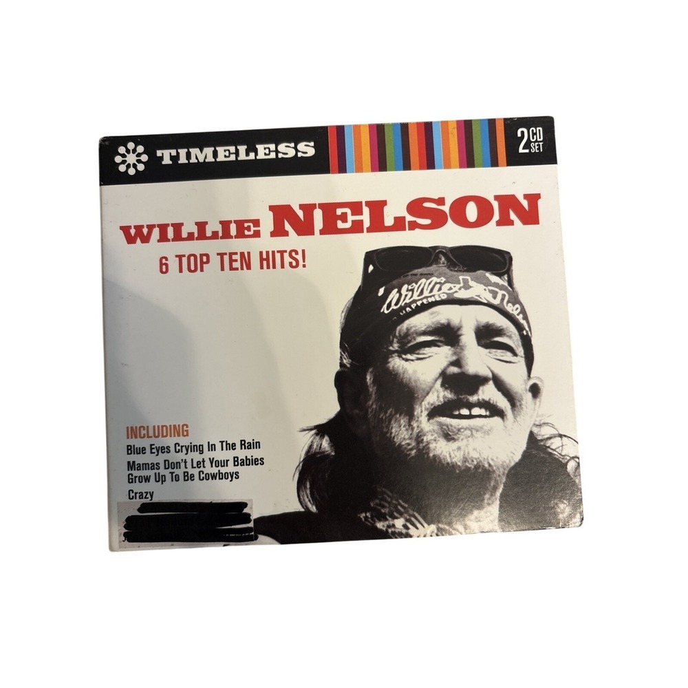 Timeless Top Hits by Willie Nelson 2 CD, 2007 Direct‎ Source Patsy Merle Waylon